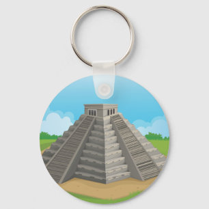 Schlüsselanhänger Pyramide der Sonne