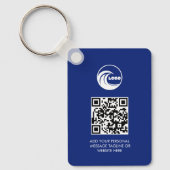 Schlüsselanhänger QR-Code Geschäftslogo Profession (Vorderseite)