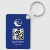 Schlüsselanhänger QR-Code Geschäftslogo Profession (Rückseite)