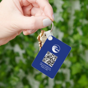 Schlüsselanhänger QR-Code Geschäftslogo Profession