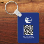 Schlüsselanhänger QR-Code Geschäftslogo Profession (Vorderseite)