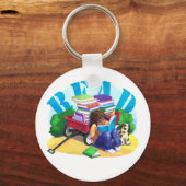 SCHLÜSSELANHÄNGER "READ Book Wagon" (Vorderseite)