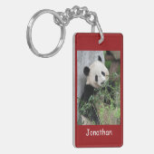 Schlüsselanhänger, rechteckige doppelte mit Seiten Schlüsselanhänger (Vorderseite links)