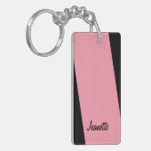 Schlüsselanhänger, rechteckiger doppelter mit schlüsselanhänger (Vorderseite links)