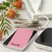 Schlüsselanhänger, rechteckiger doppelter mit schlüsselanhänger (Vorderseite rechts)