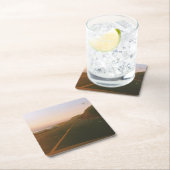 Schlüsselanhänger Rechteckiger Pappuntersetzer (Vor Ort)