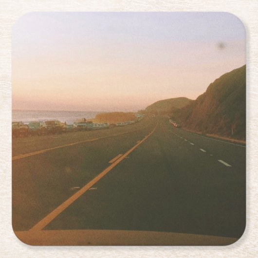 Schlüsselanhänger Rechteckiger Pappuntersetzer (Vorderseite)