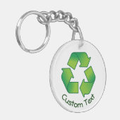Schlüsselanhänger recycelnd Symbol (Vorderseite links)