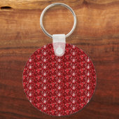 Schlüsselanhänger Red Dark Glitzer (Vorderseite)