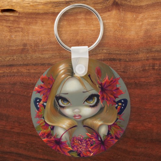 Schlüsselanhänger "Red Maple Fairy" (Vorderseite)