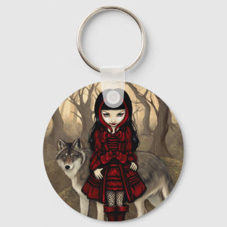 Schlüsselanhänger "Red Riding Hood in Herbst"
