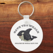 Schlüsselanhänger "Rett the Whale" (Vorderseite)