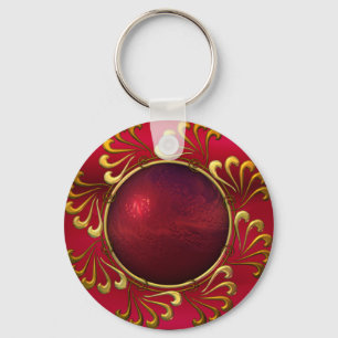 Schlüsselanhänger Rot Gold Schmuck