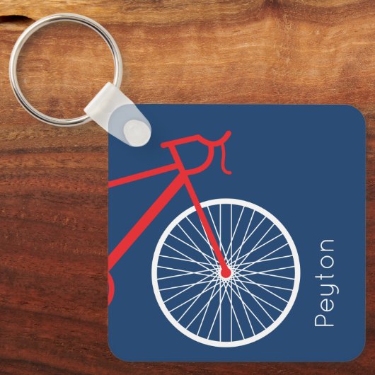 Schlüsselanhänger Rot und Weiß (Vorderseite)