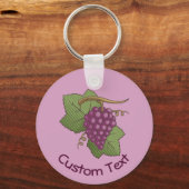 Schlüsselanhänger Roter Trauben (Vorderseite)