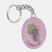 Schlüsselanhänger Roter Trauben (Vorderseite links)