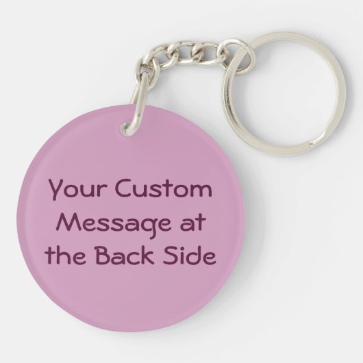 Schlüsselanhänger Roter Trauben (Rückseite)