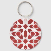 Schlüsselanhänger Rotes marokkanisches Mosaik ZELL (Vorderseite)
