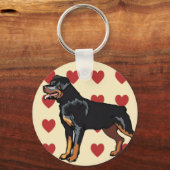 Schlüsselanhänger - Rottweiler (Vorderseite)