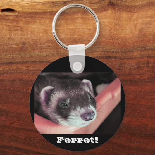Schlüsselanhänger Sable Ferret (Vorderseite)