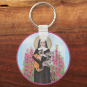 Schlüsselanhänger Saint Gertrude Schutzheilige der (Vorderseite)