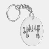 Schlüsselanhänger Schach (Vorderseite links)