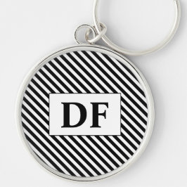 Schlüsselanhänger Schwarz/Weiß