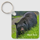 Schlüsselanhänger-Schwarzer Bär Schlüsselanhänger (Vorderseite)