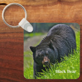 Schlüsselanhänger-Schwarzer Bär Schlüsselanhänger (Vorderseite)