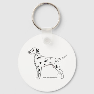 Schlüsselanhänger — Schwarzer Dalmatiner