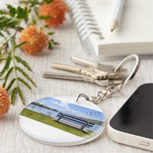 Schlüsselanhänger See & Hafen – Ruhe für unterwegs (Vorderseite rechts)