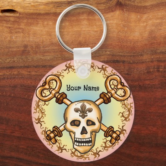 Schlüsselanhänger Skeleton Keys Biker (Vorderseite)