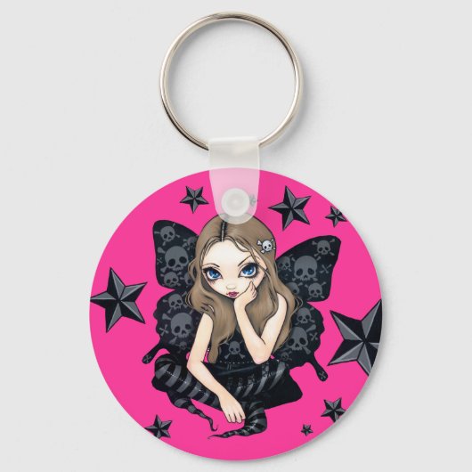 Schlüsselanhänger "Skulls and Stars" (Vorderseite)