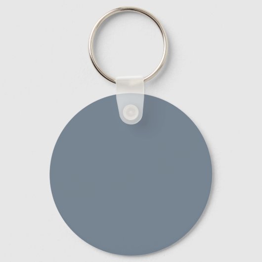 Schlüsselanhänger "Slate Gray Button" (Vorderseite)