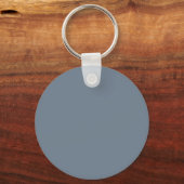 Schlüsselanhänger "Slate Gray Button" (Vorderseite)