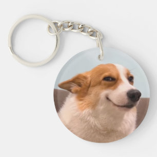 Schlüsselanhänger Smiling Corgi Meme