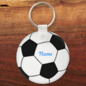 SCHLÜSSELANHÄNGER SOCCER BALL mit individuelle Nam (Vorderseite)