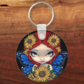 Schlüsselanhänger "Sonnenblumenmühle" (Vorderseite)