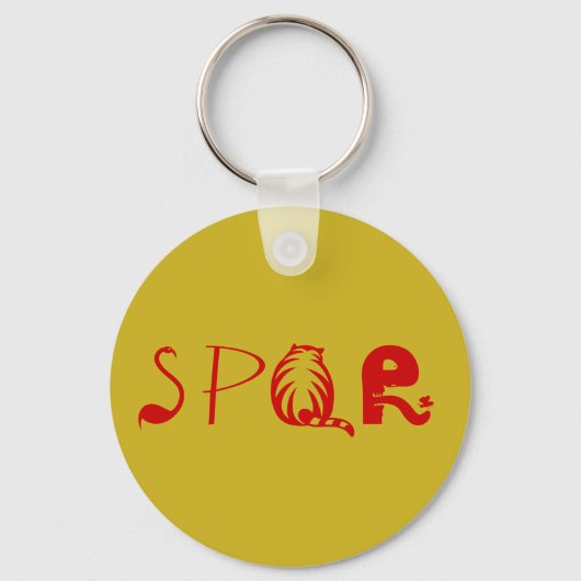 Schlüsselanhänger "SPQR" (Vorderseite)
