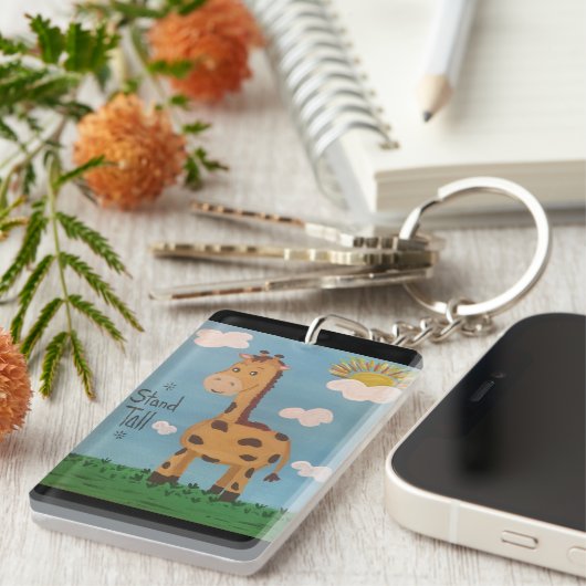 Schlüsselanhänger "Stand Tall" (Vorderseite rechts)