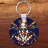 Schlüsselanhänger "Starry Night Fairy" (Vorderseite)