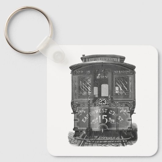 Schlüsselanhänger Straßenbahn (Vorderseite)