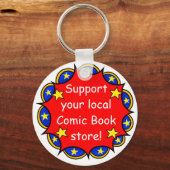 Schlüsselanhänger "Support Your Local Comic Book S (Vorderseite)