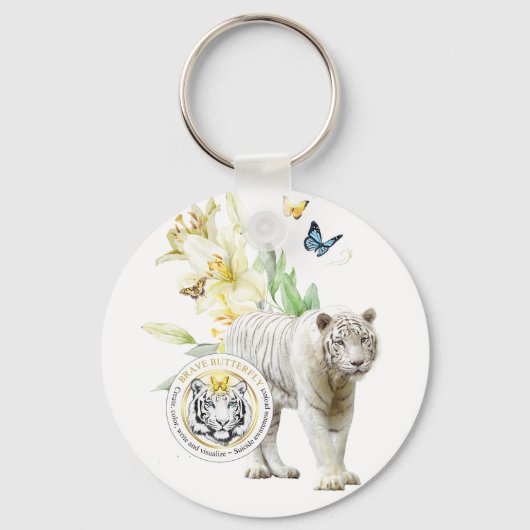 Schlüsselanhänger Tiger (Vorderseite)