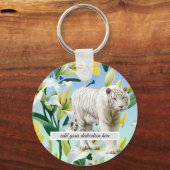 Schlüsselanhänger Tiger (Rückseite)