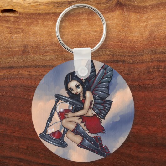 Schlüsselanhänger "Time Flies" (Vorderseite)