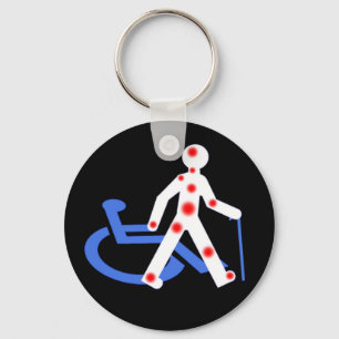 Schlüsselanhänger Unsichtbare Behinderung