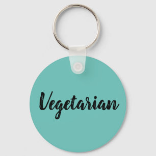 Schlüsselanhänger - Vegetarischer Ozean Blau
