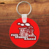 Schlüsselanhänger "Volldampf voraus" (Vorderseite)