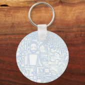 Schlüsselanhänger von espa-Kopfhörern (Vorderseite)